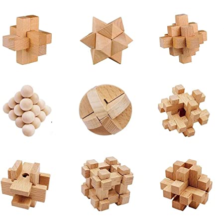 Kongming Perplexing Wooden Puzzles