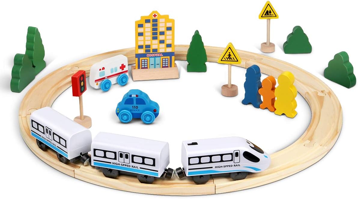 Wooden Train Set