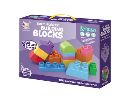 Soft Rubber Building Block Sets