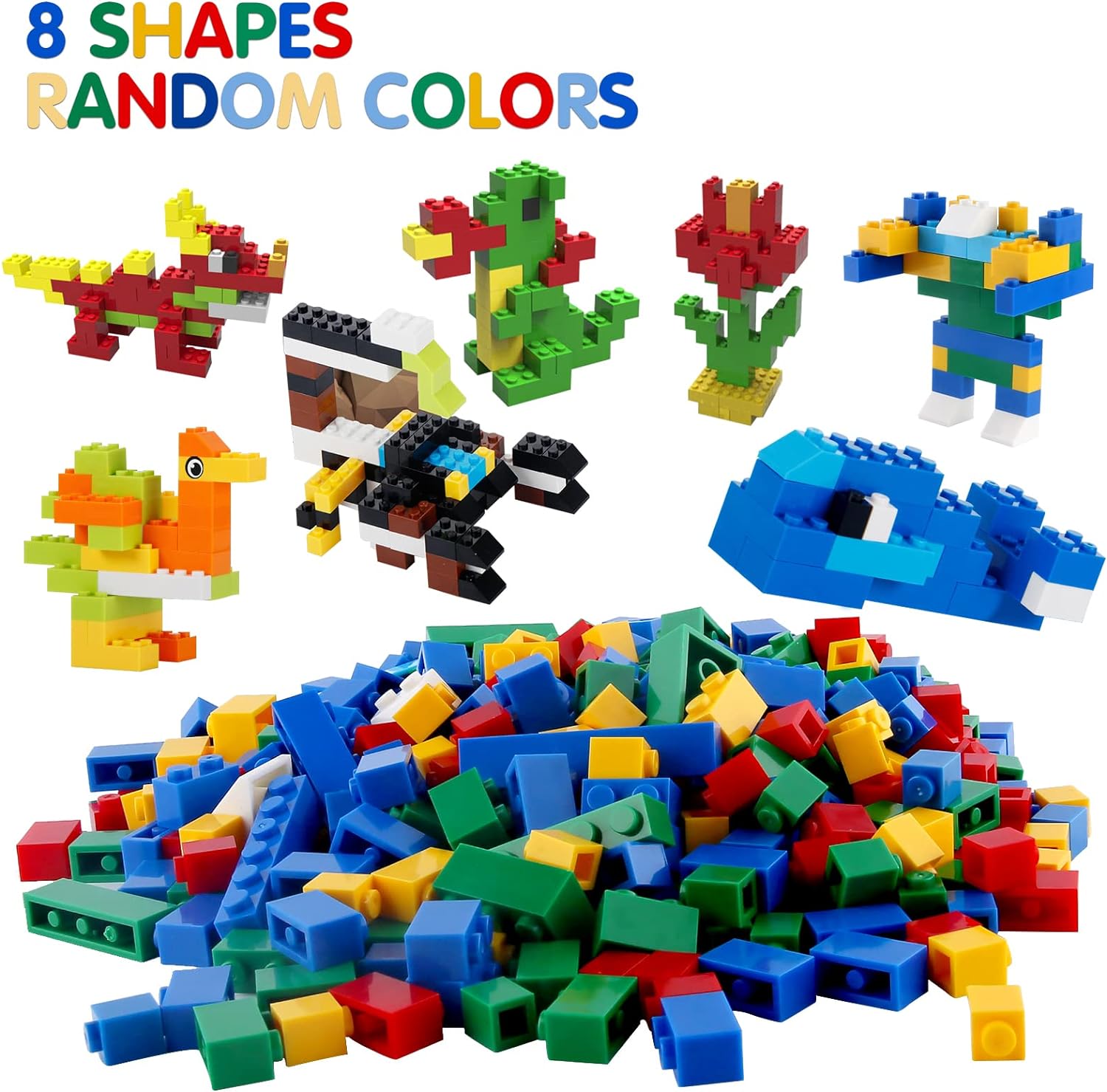 1000pcs Blocks with STORAGE BOX