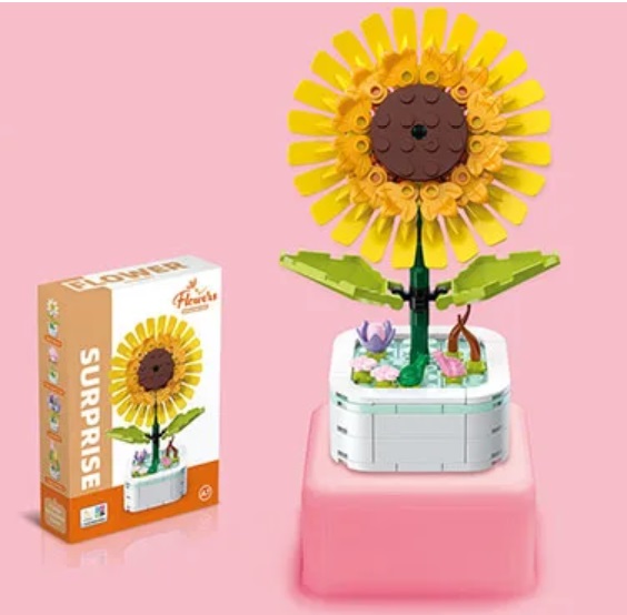 Building Block Flower Set(Sunflowe