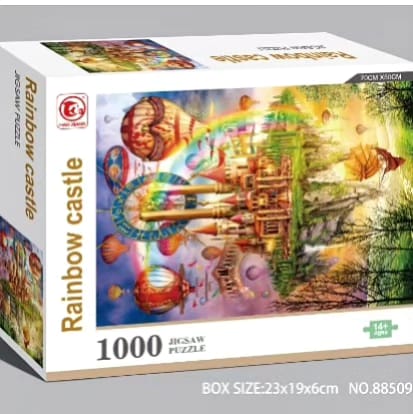 1000pcs Puzzle (Rainbow Castle)