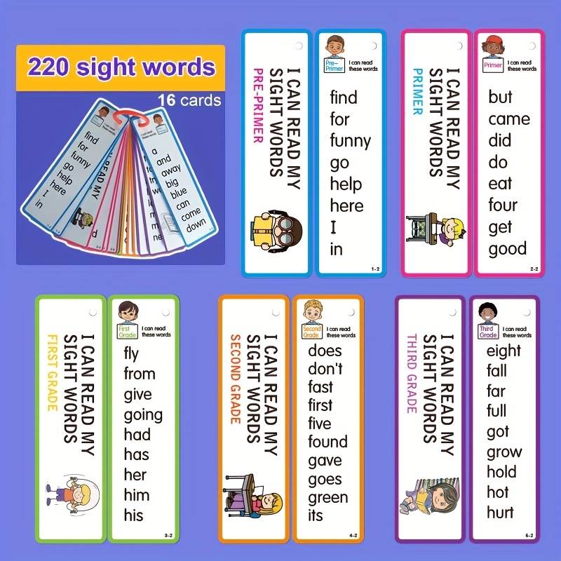 220 Sight Word Cards