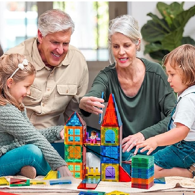 100pieces Magnetic Tiles