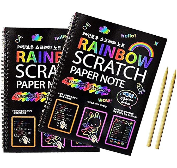 Rainbow Scratch Note