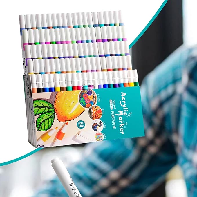 48pcs Acrylic Marker