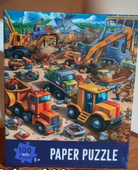 100pcs Puzzle-Construction