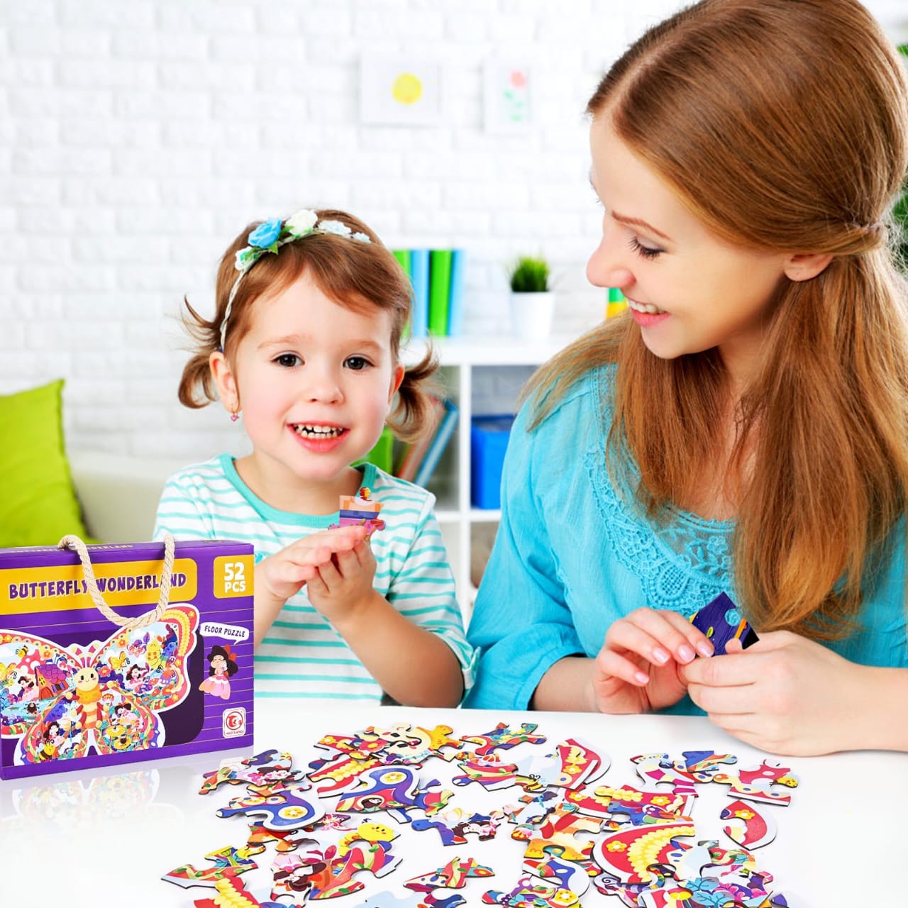 52pcs Butterfly Floor Puzzle