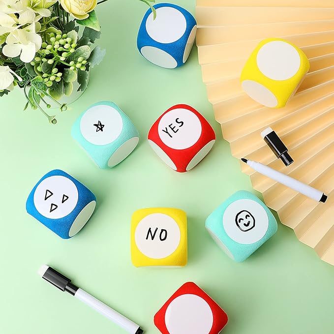 Big Dice with Wipe and Clean