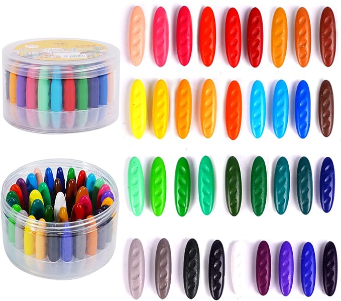 24pcs Peanut Unbreakable Crayon