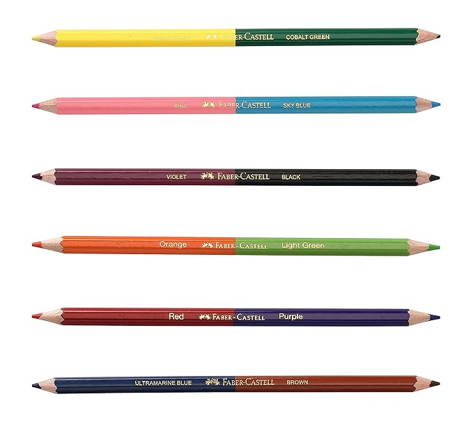 12pcs Double-sided Coloring Pencil