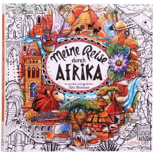 Afrika Adult Coloring Book